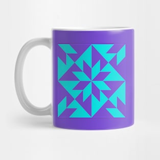 Teal & Purple Harlequin Mug